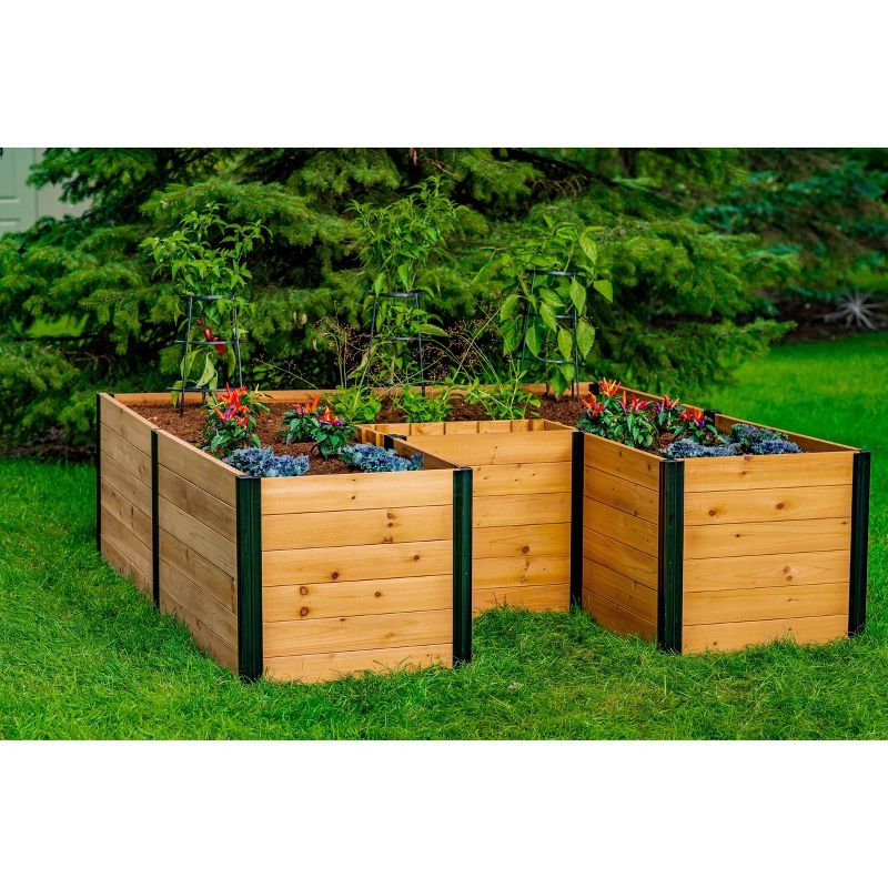 6'x6' Keyhole Garden Square Planter - Vita