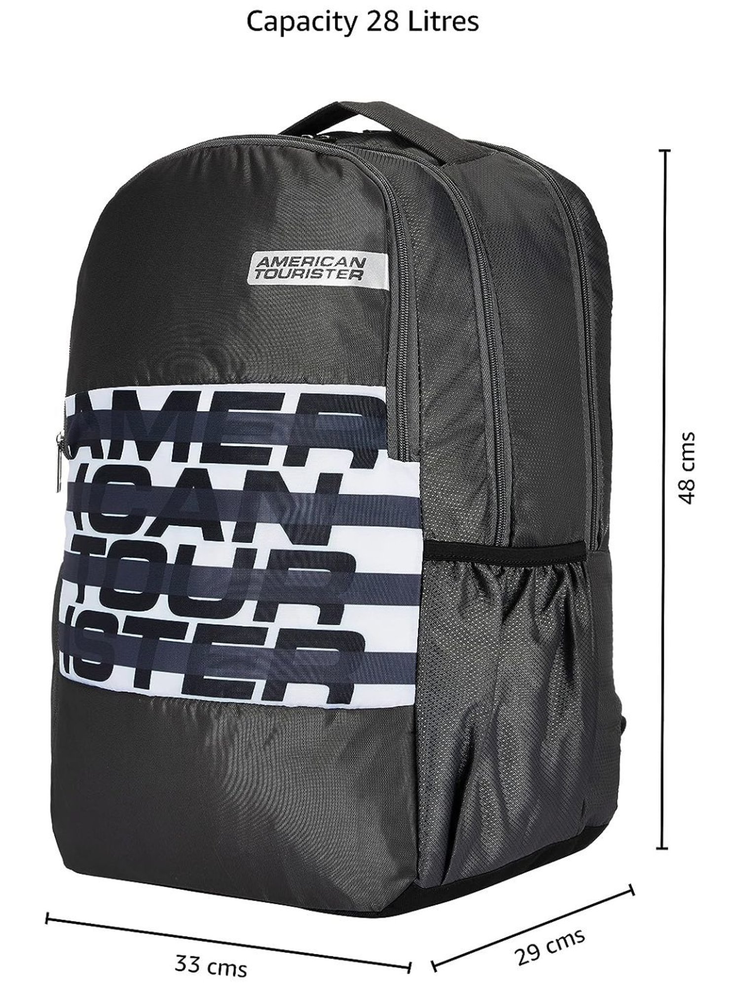 American Tourister Bounce 28 Ltrs Grey Medium Backpack