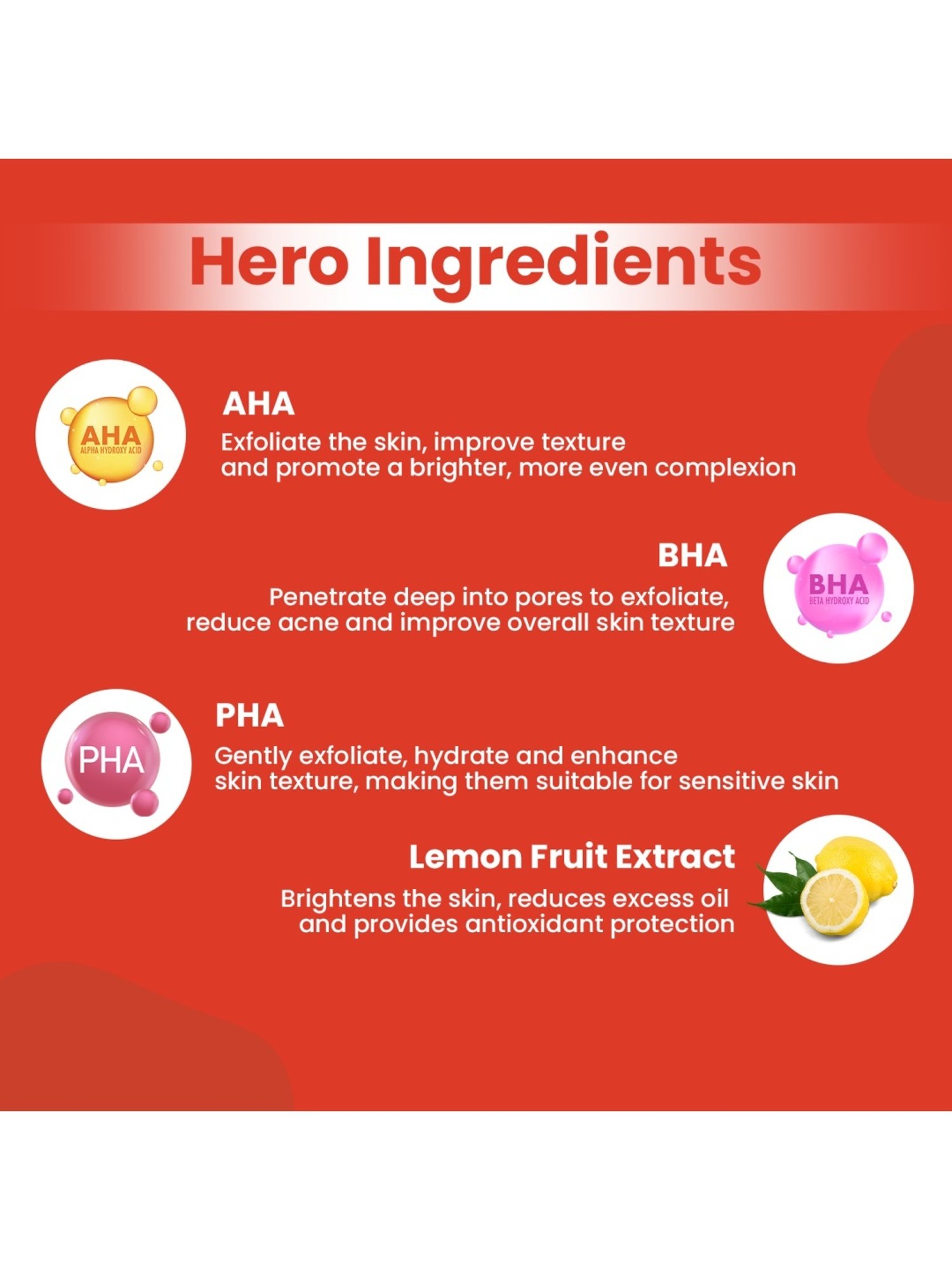 Earthraga Complete Care AHA+BHA+PHA Face Serum - 30 ml