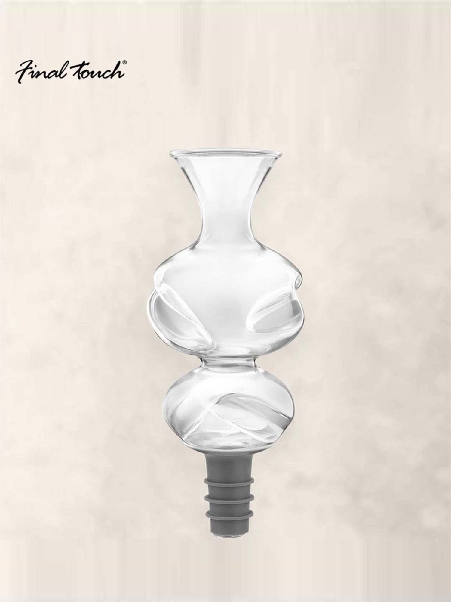 Final Touch Transparent On The Bottle Conundrum Wine Aerator