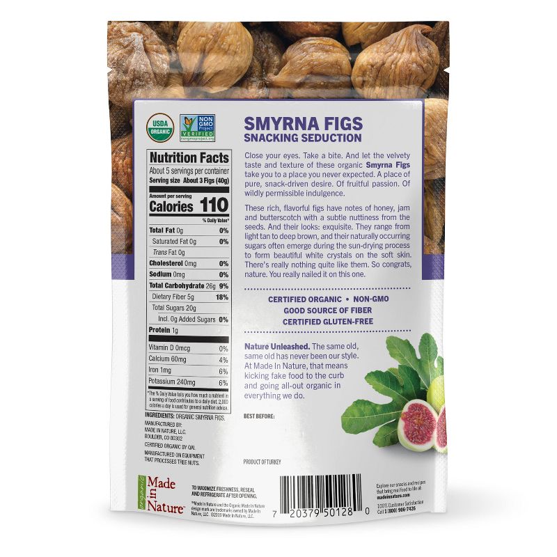 Made In Nature Smyrna Figs Super Snack - 7oz