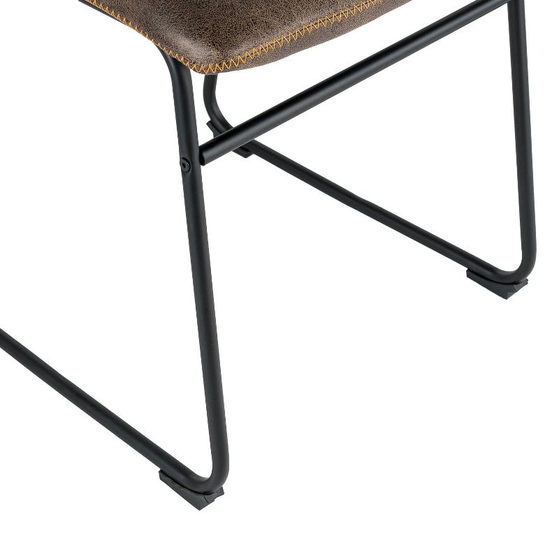 Set of 2 Jackson Dining Chair Brown - Finch