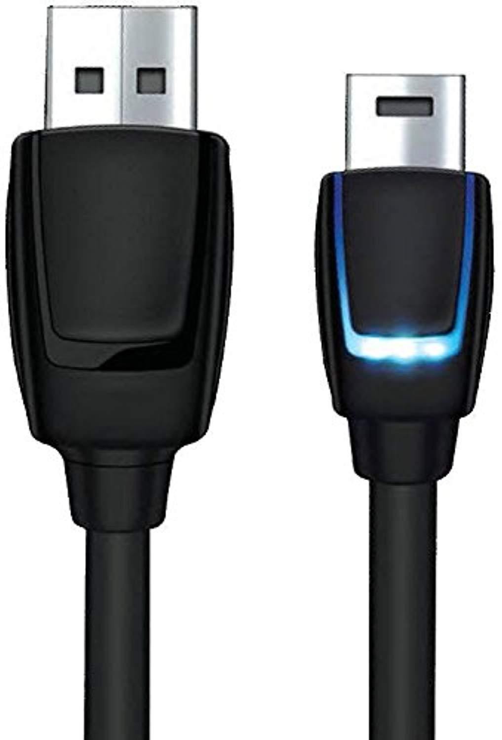 dreamgear  ps4 led charge cable for dualshock4 controllers  leds indicate when charging and charged