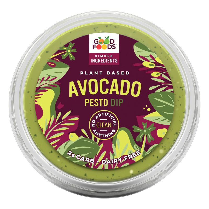 Good Foods Plant Based Avocado Pesto Dip - 8oz