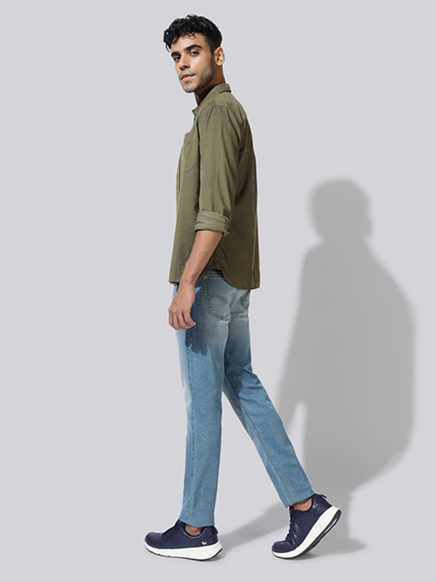 Neemans Men's Navy Running Shoes