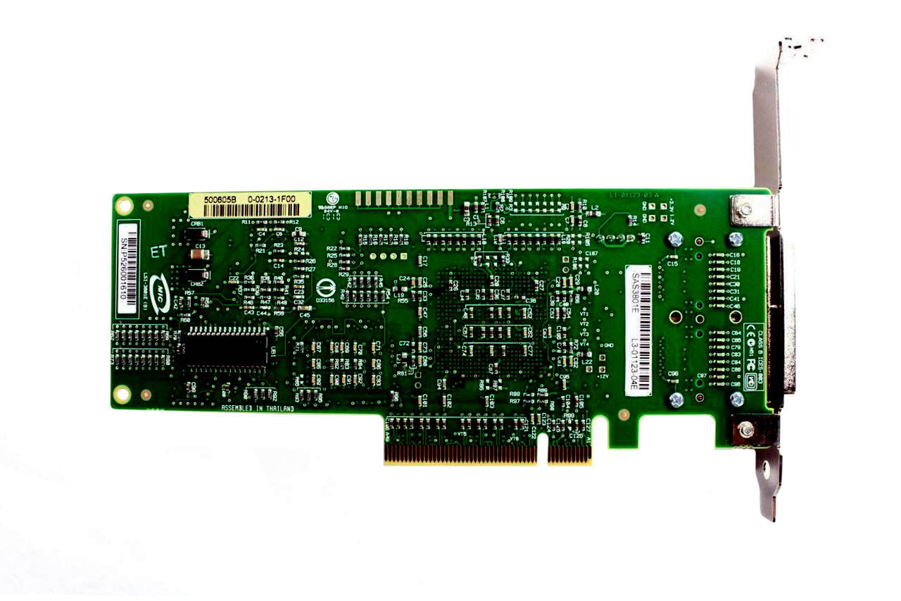 LSI Sas3801E  Logic 3801E 3Gb S 8Ports Pcie X8 Low Profile Sas Controller Card