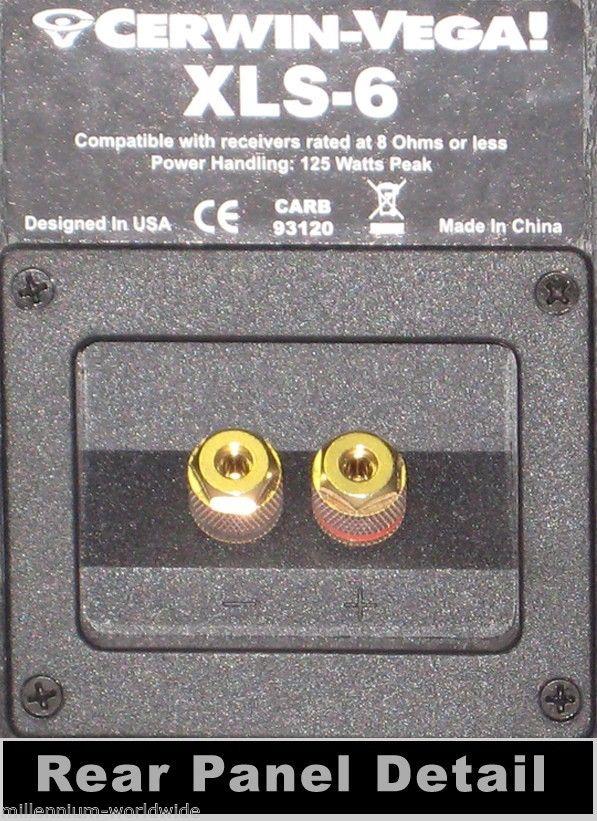 Cerwin Vega XLS-6 - 6.5" 125-Watt Bookshelf Speaker