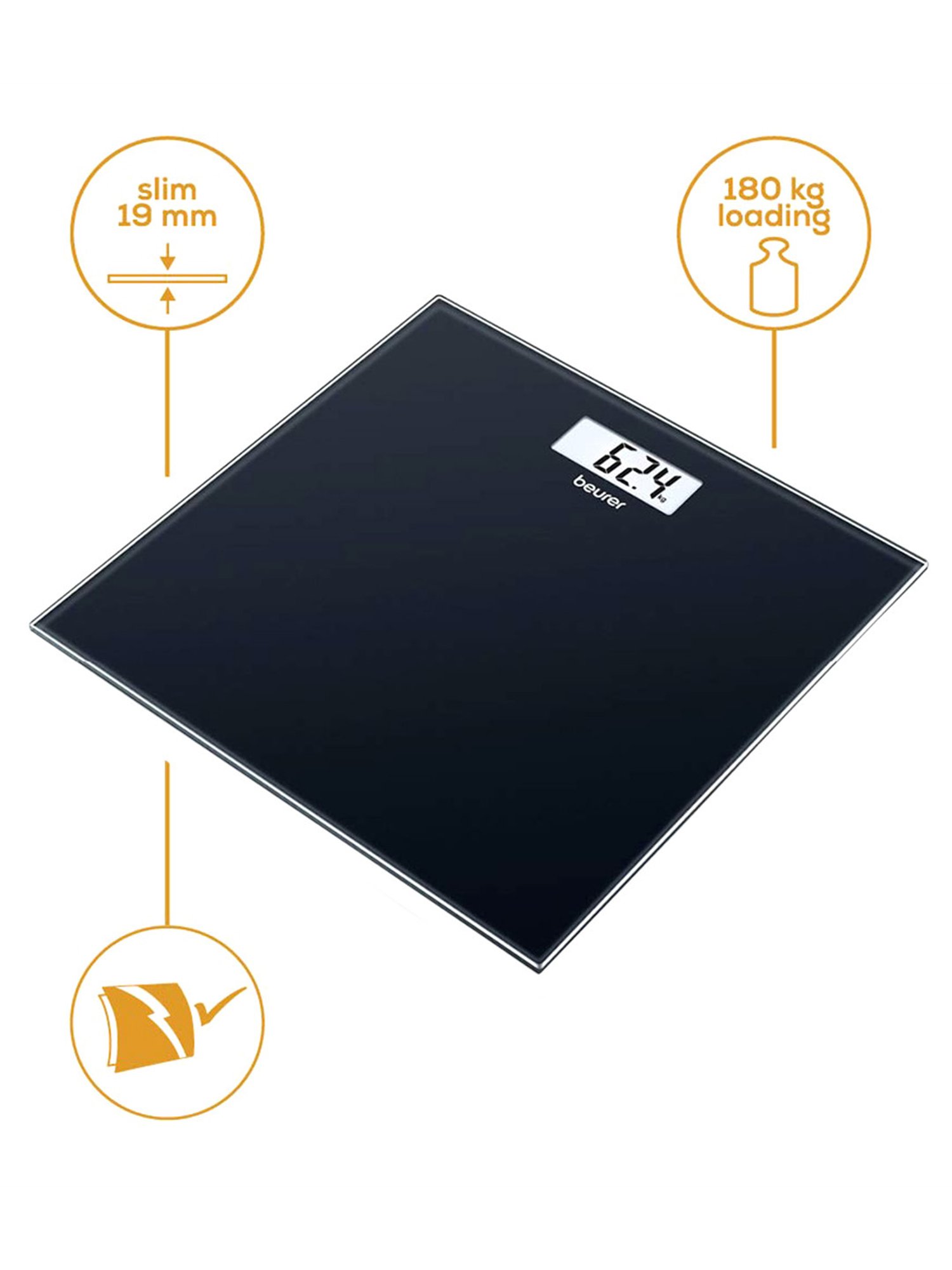 Beurer GS 10 Glass Bathroom/Weighing Scale