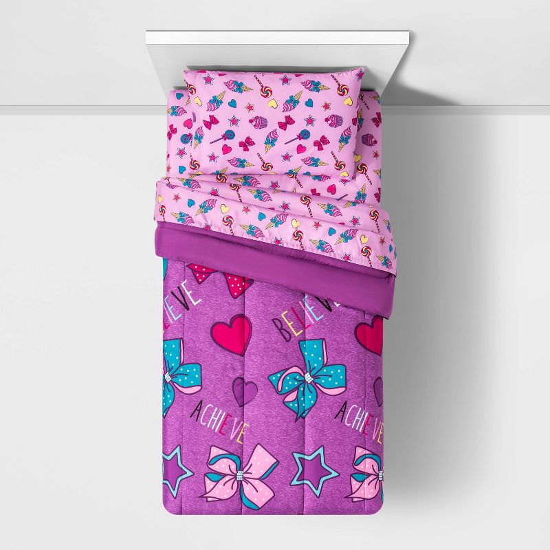 JoJo Siwa Twin Dream Believe Bedding Set Pink