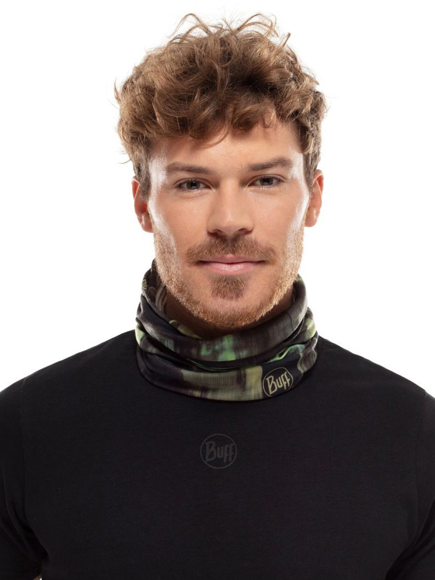 BUFF Green Printed Bandana
