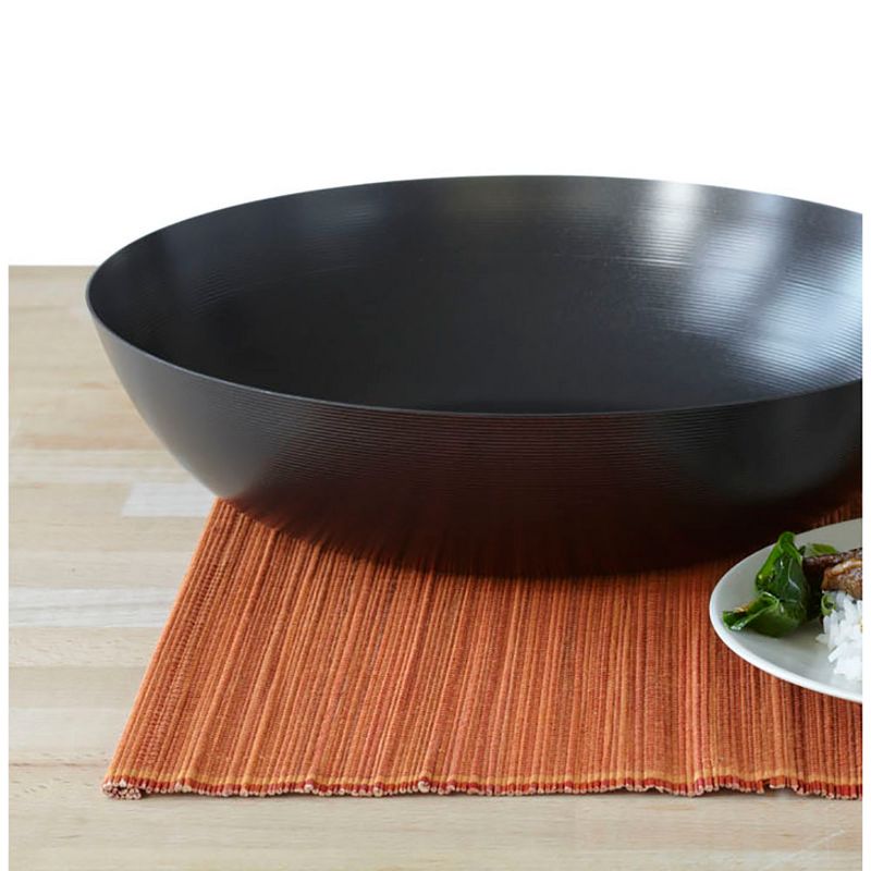 IMUSA Coated Wok With Bakelite Red Handle 12" Black