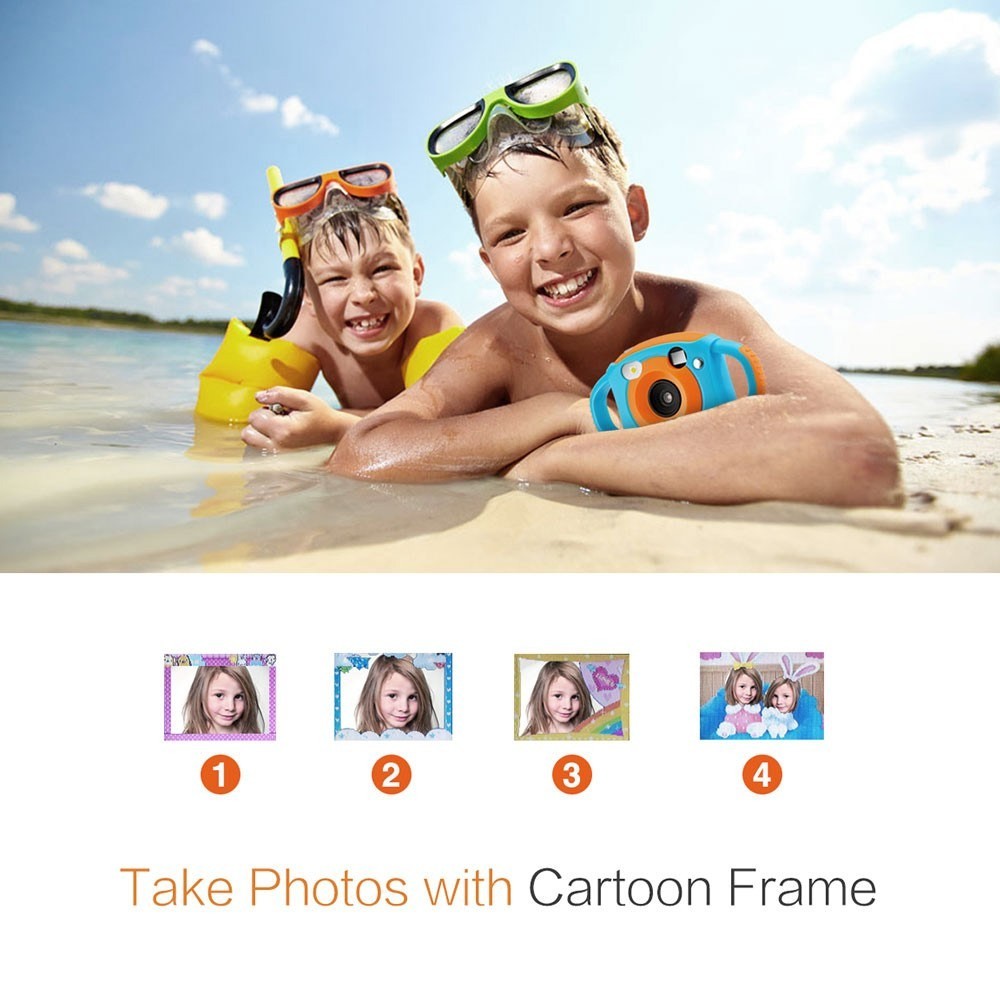 Cute Digital Video Camera Max. 5 Mega Pixels Built-in Lithium Battery Christmas New Year Present for Kids Children Boys Girls