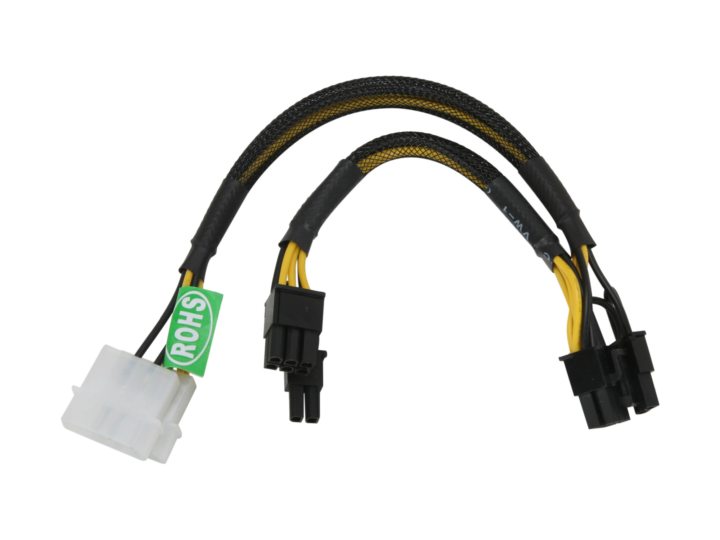 Micro Connectors 30cm Addressable RGB (ARGB) 1 to 4 Splitter Cable with/5 Male Pins (F04-04ARGB-30)