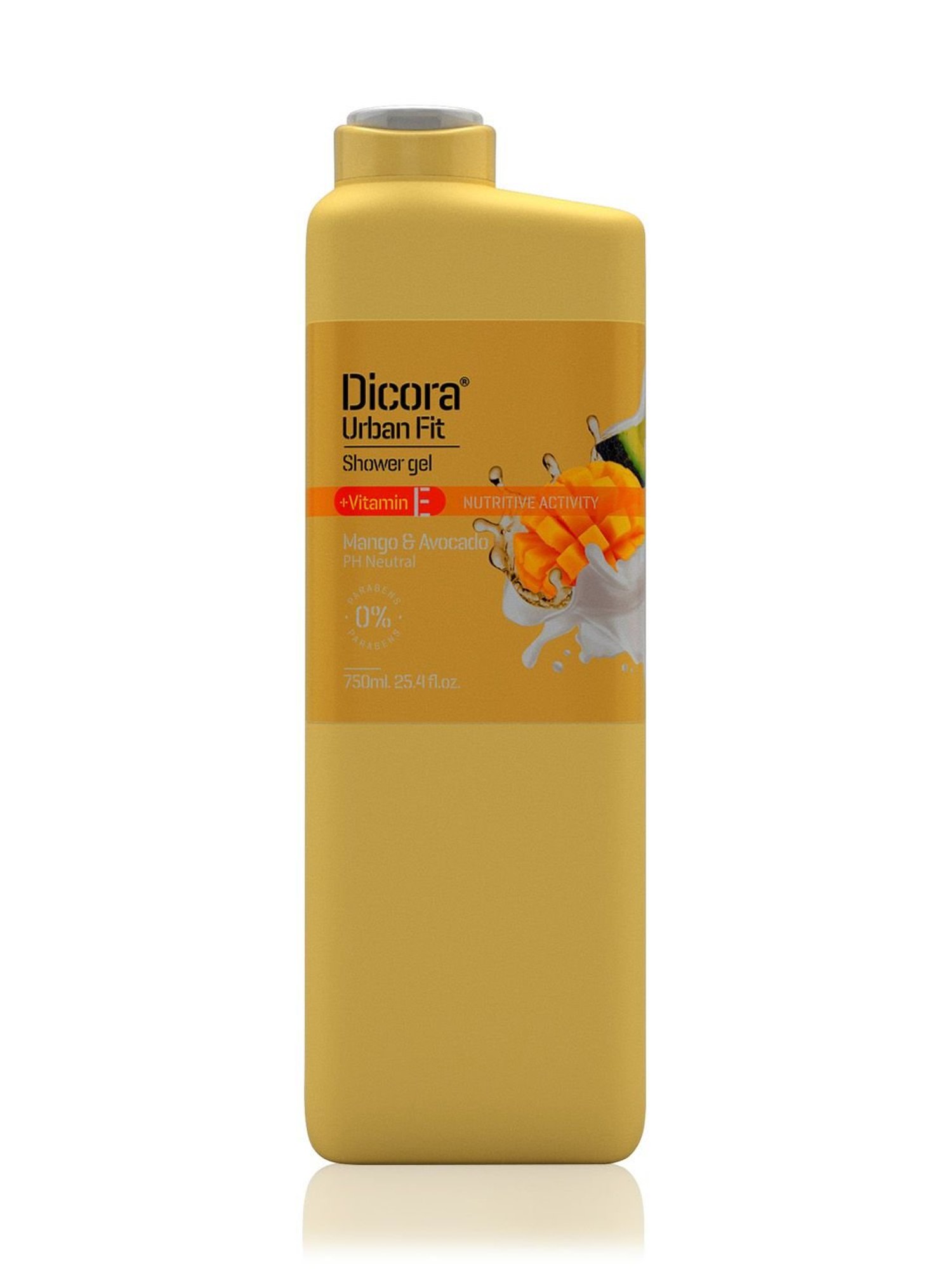 Dicora Urban Fit Shower Gel Vitamin E Mango & Avocado - 750 ml