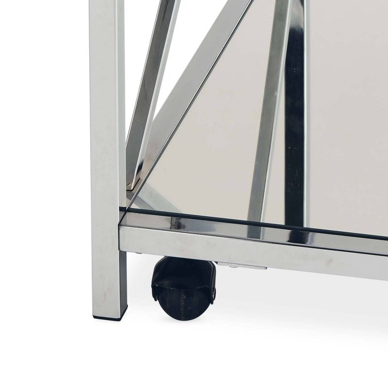 3pc Stella Occasional Table Set Chrome - Picket House Furnishings