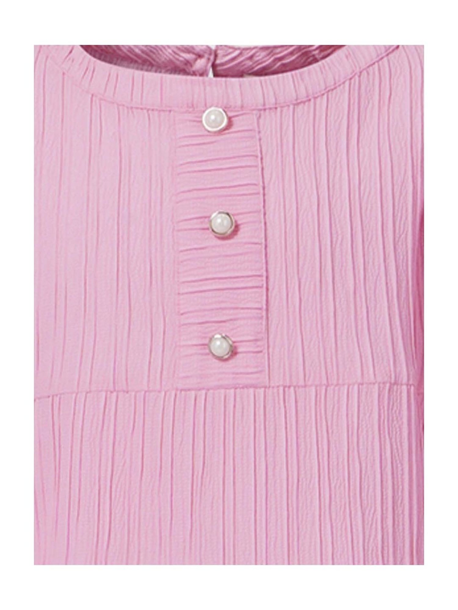 KIDS ONLY Pink Solid Dress