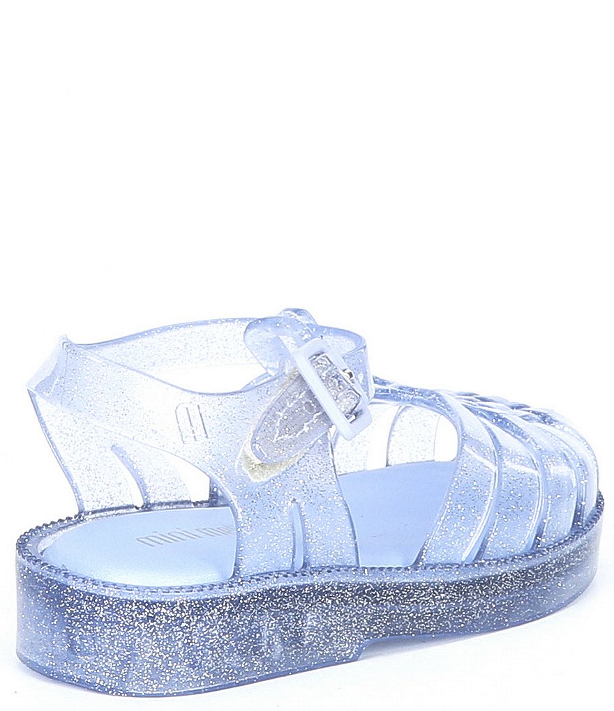 Mini Melissa Girl's Mini Possession Glitter Fisherman Sandals (Infant)