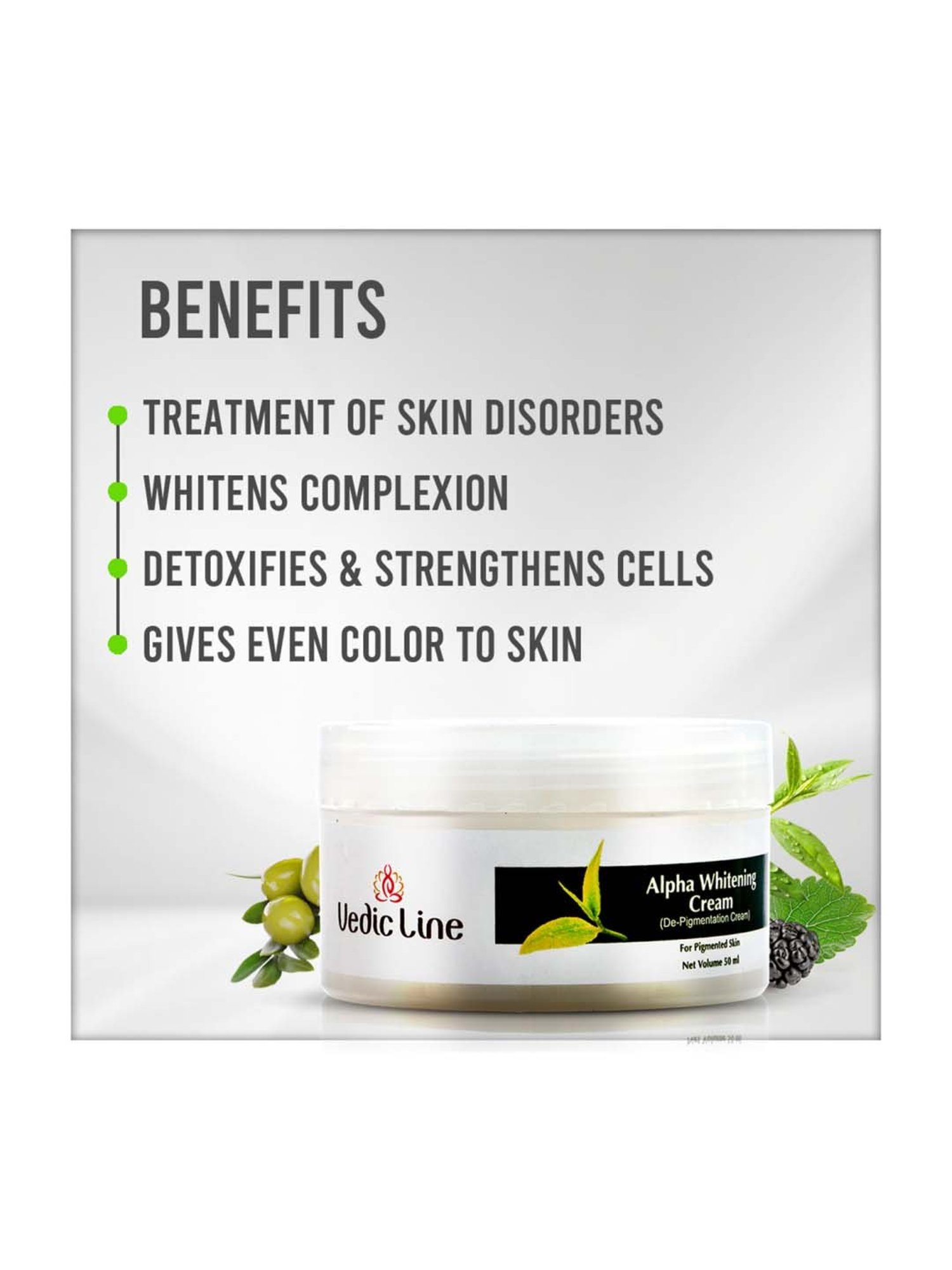 VEDIC LINE Alpha Whitening Cream - 50 ml