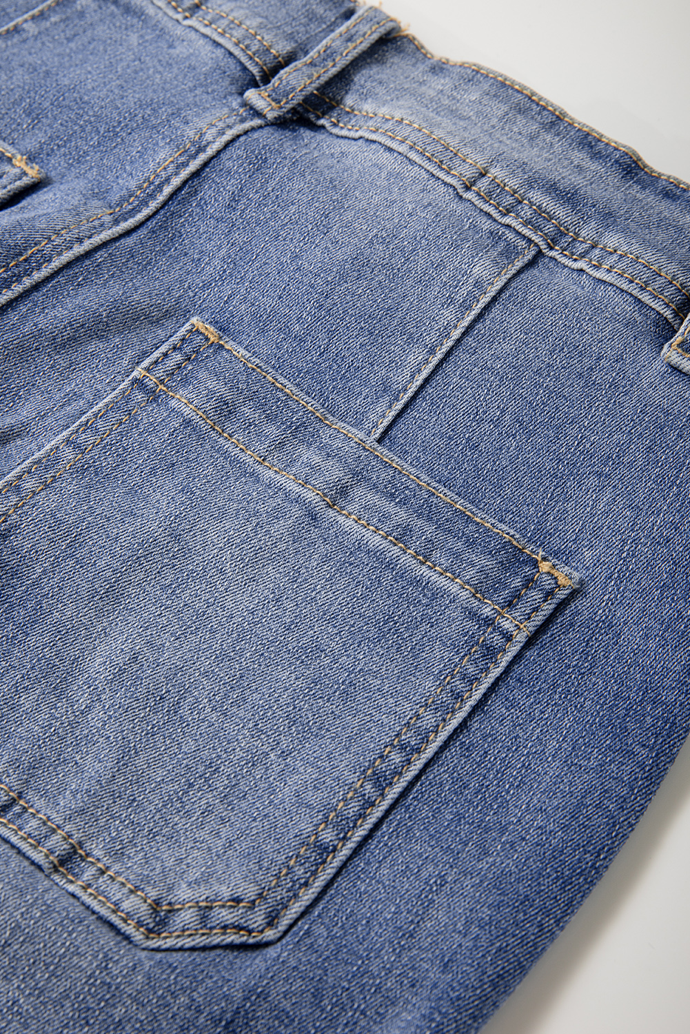 Ashleigh Blue Mineral Wash High Waist Crop Jeans