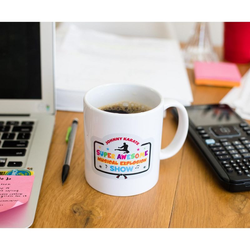 Surreal Entertainment Parks and Recreation Johnny Karate Ceramic Mug | Holds 11 Ounces