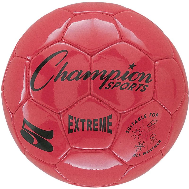 Champion Extreme Series Soccer Ball, Size 5, Red