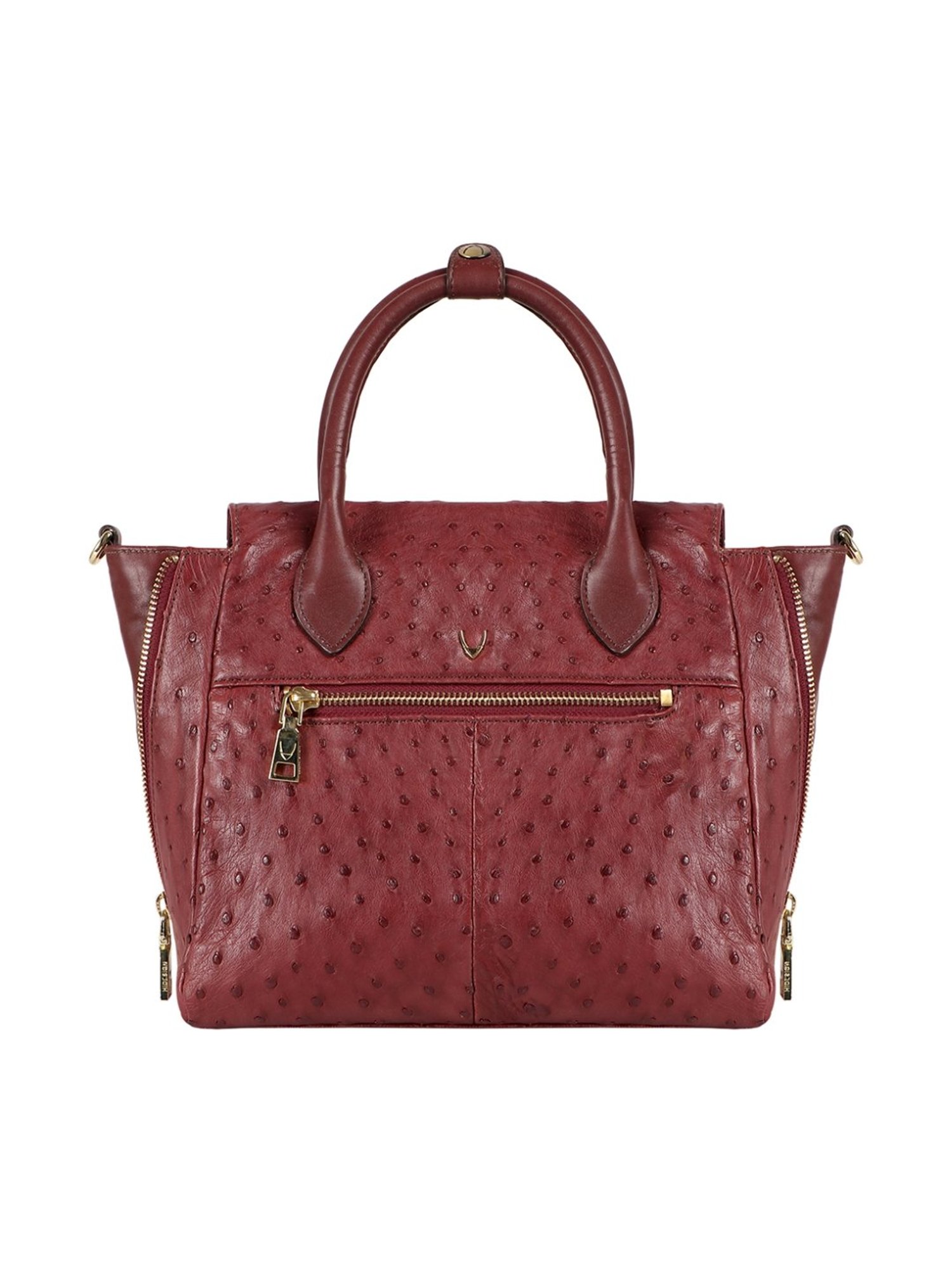 Hidesign Varzy Chocolate Solid Medium Sling Handbag