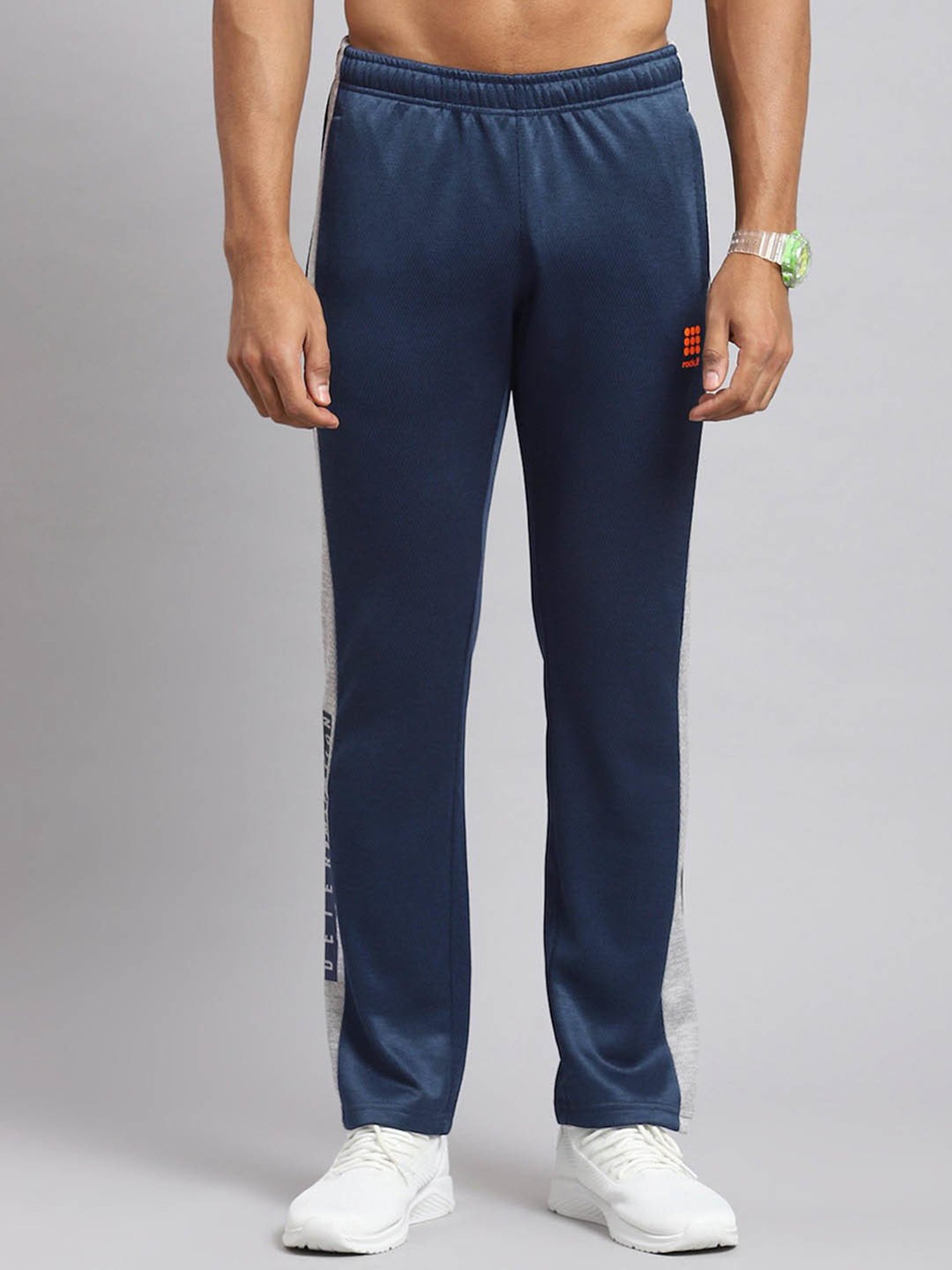 Rock.it Navy Blue Smart Fit Colour Block Tracksuit