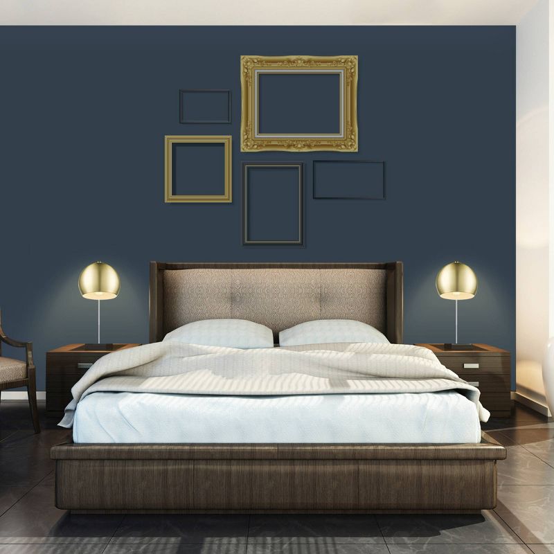 Willow 1-Light Plug-in or Hardwire Matte Brass Wall Sconce - Novogratz x Globe