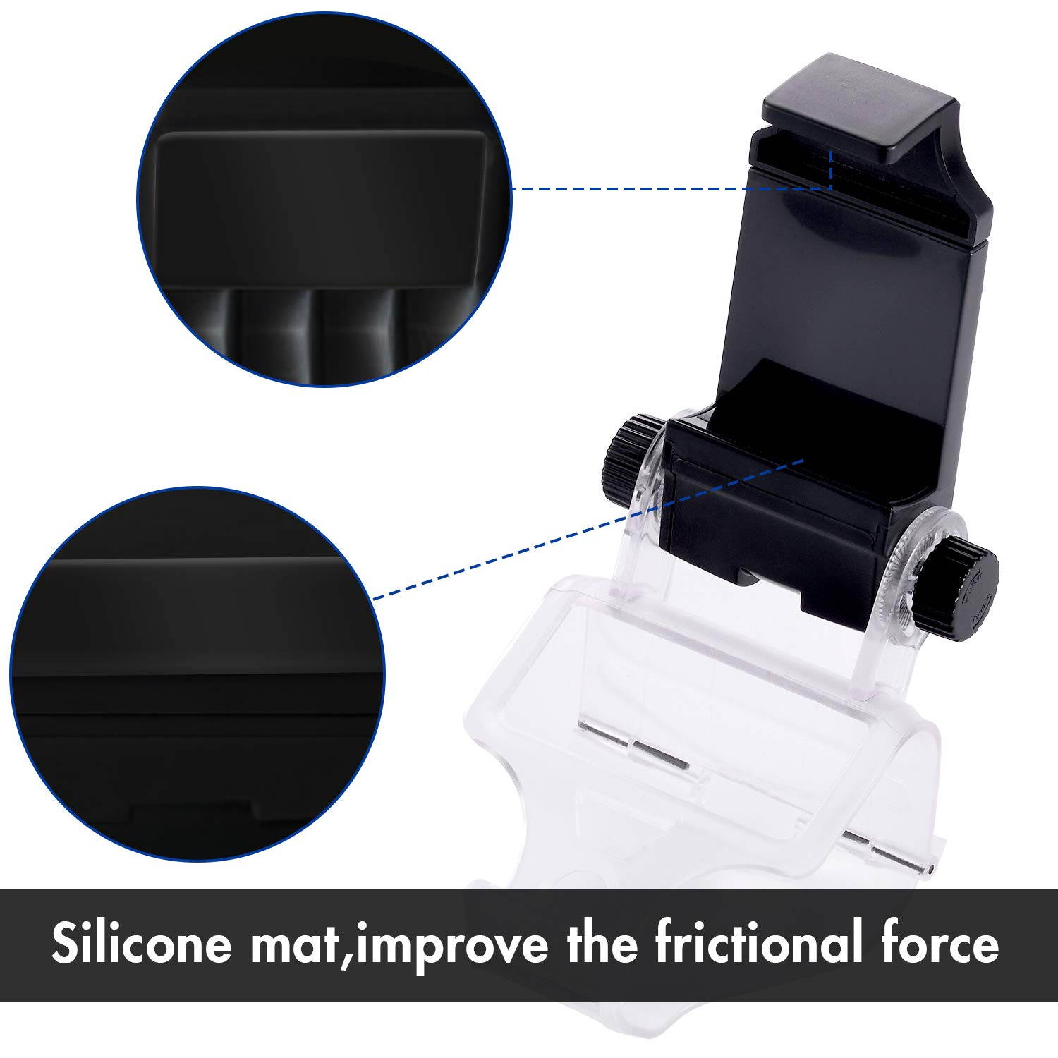 2 Pack PS4 Controller Phone Clip, PS4 Slim Pro DualShock 4 Controller Grip for Android Smart Phone, 180 Degree Gaming Holder Mount Stand Bracket for Playstation 4 Game Controller 6 in Samsung