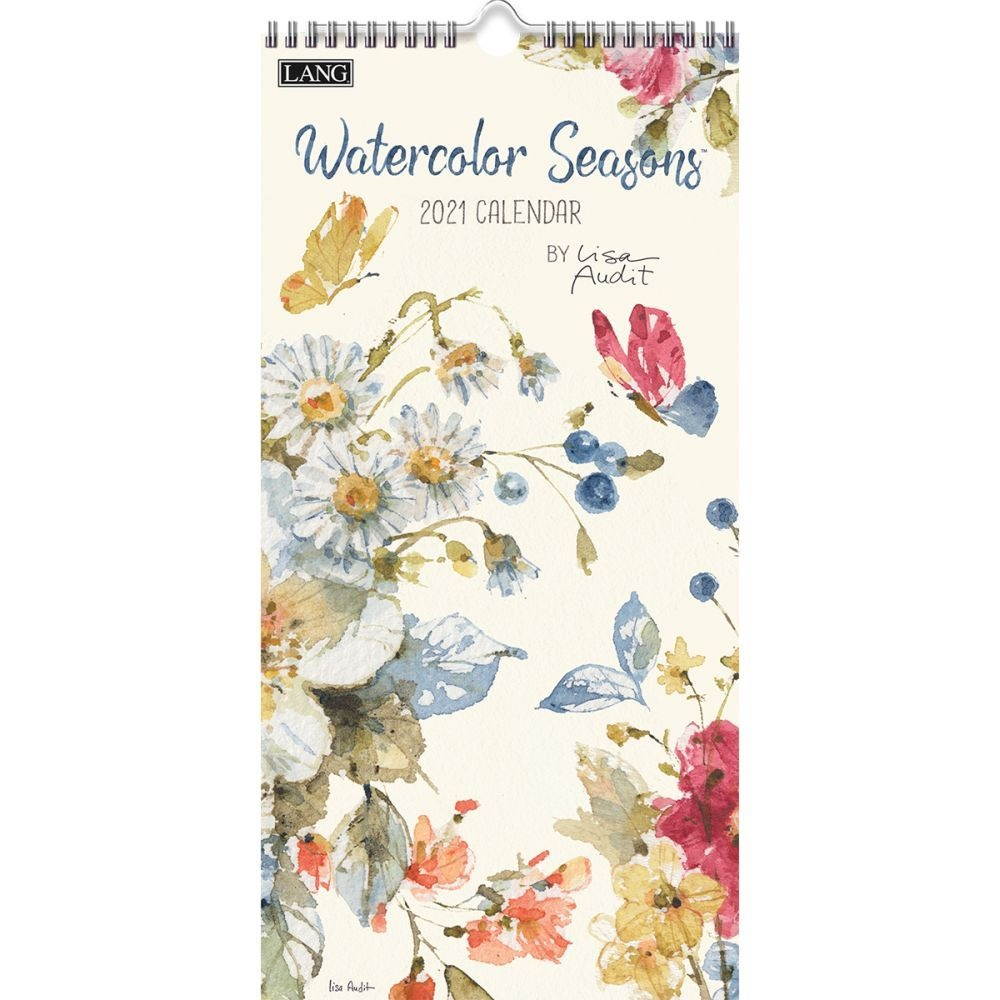 Lang Companies, 2020 Watercolor Seasons Vertical Wall Calendar