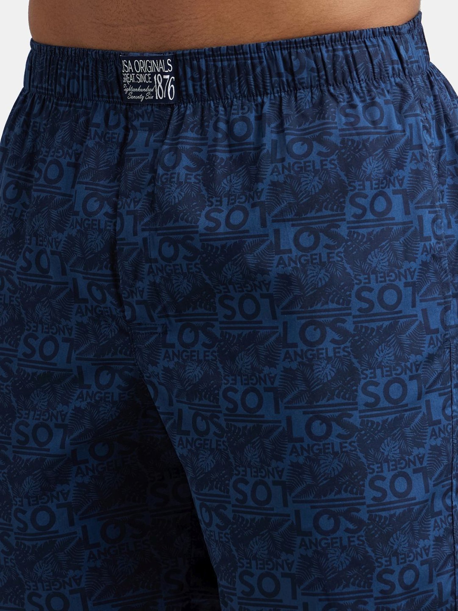 Jockey US57 Men's Super Combed Mercerized Cotton Printed Boxer Shorts (Pack of 2_Prints May Vary)