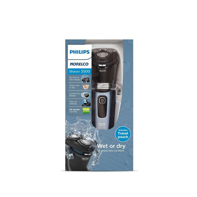 Philips Norelco Wet & Dry Men's Rechargeable Electric Shaver 3500 - S3212/82