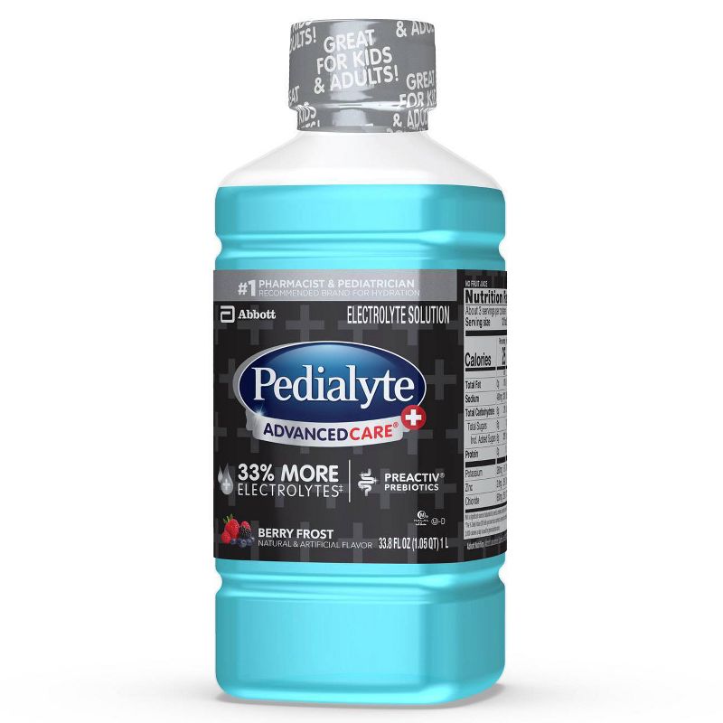 Pedialyte AdvancedCare Plus Electrolyte Solution - Berry Frost - 33.8 fl oz