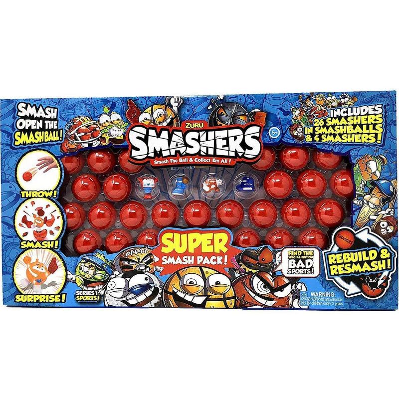 Zuru Zuru Smashers Series 1 Sports Super Smash Pack