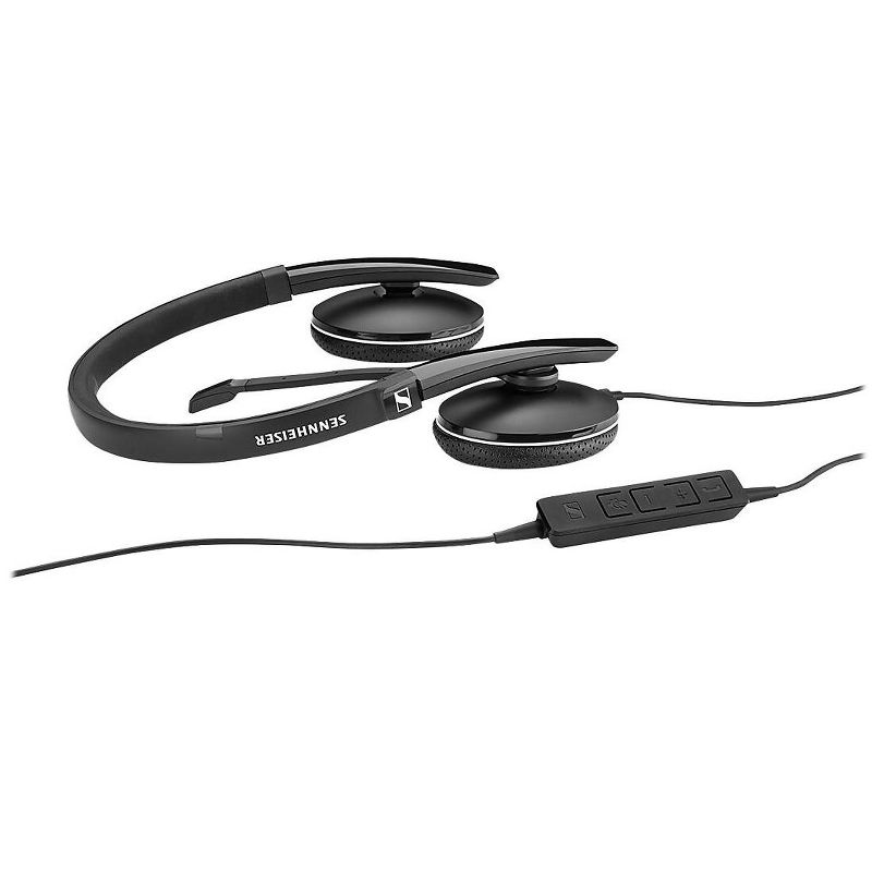 Sennheiser SC 165 Noise Canceling Stereo Headset, Over-the-Head, Black 508317