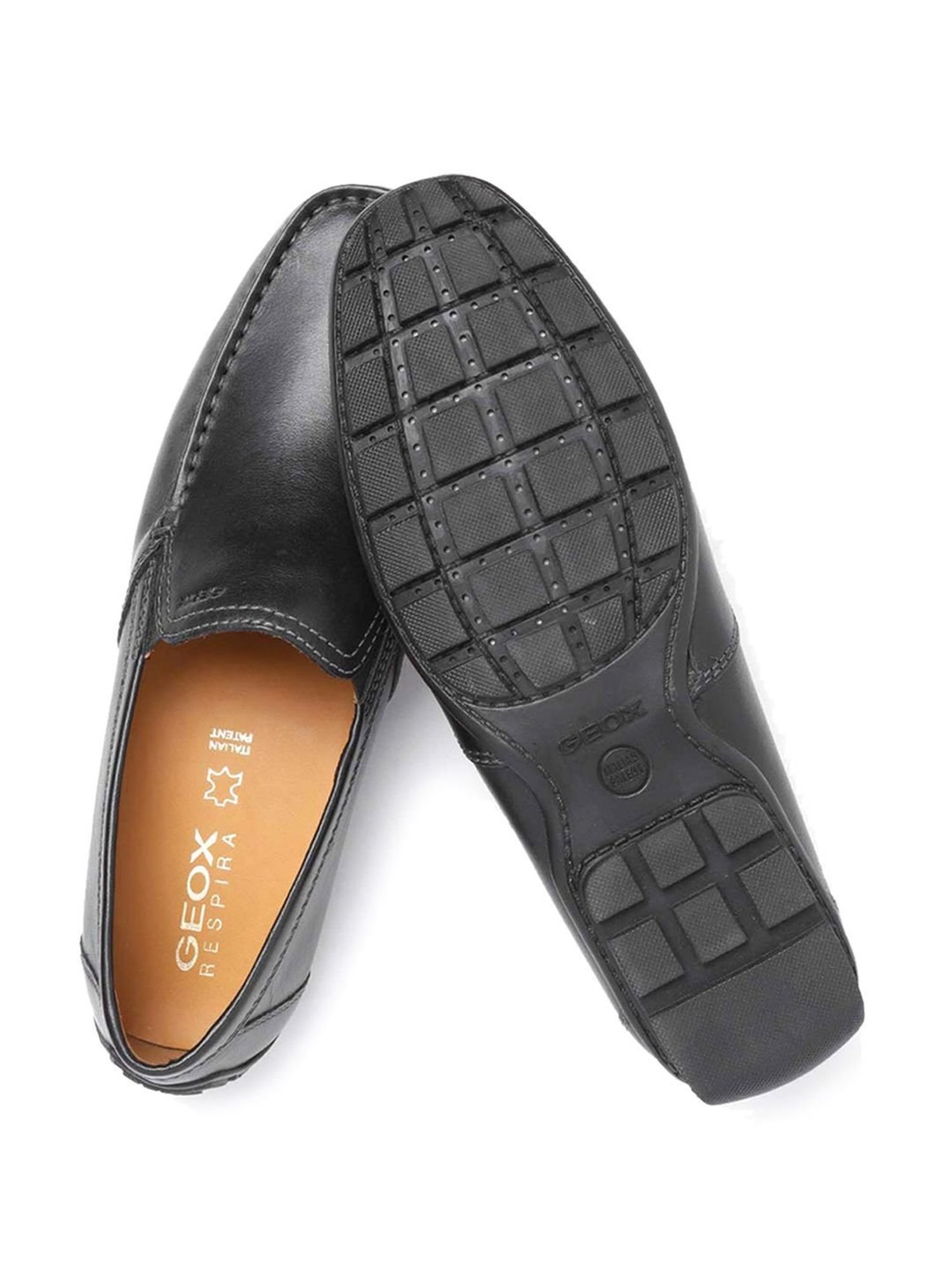 Geox Men's Black Casual Loafers
