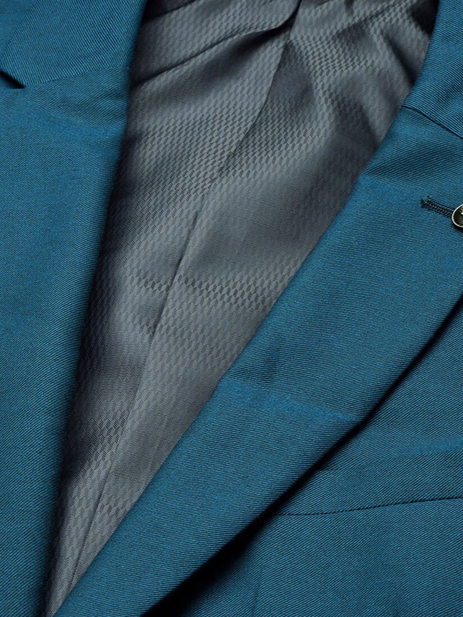 Louis Philippe Light Blue Regular Fit Blazer