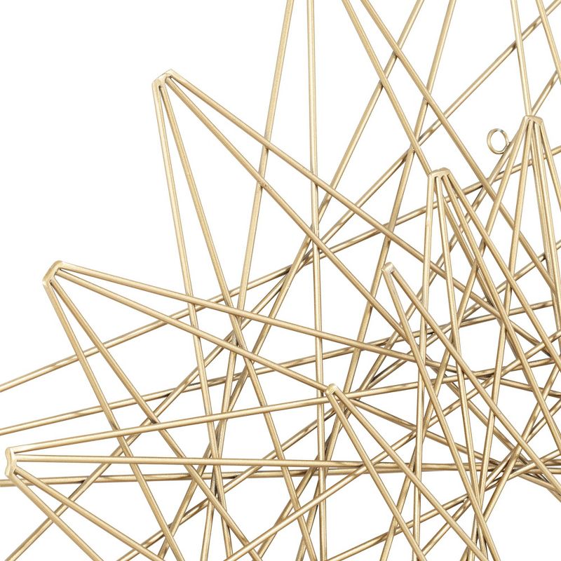 Newhill Designs Emmons Gold Metal 33 3/4" x 29" Decorative Wall Art