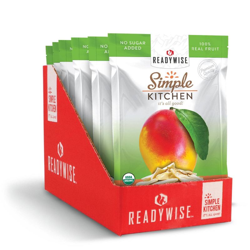 ReadyWise Simple Kitchen Organic Freeze Dried Mango - 6ct Case