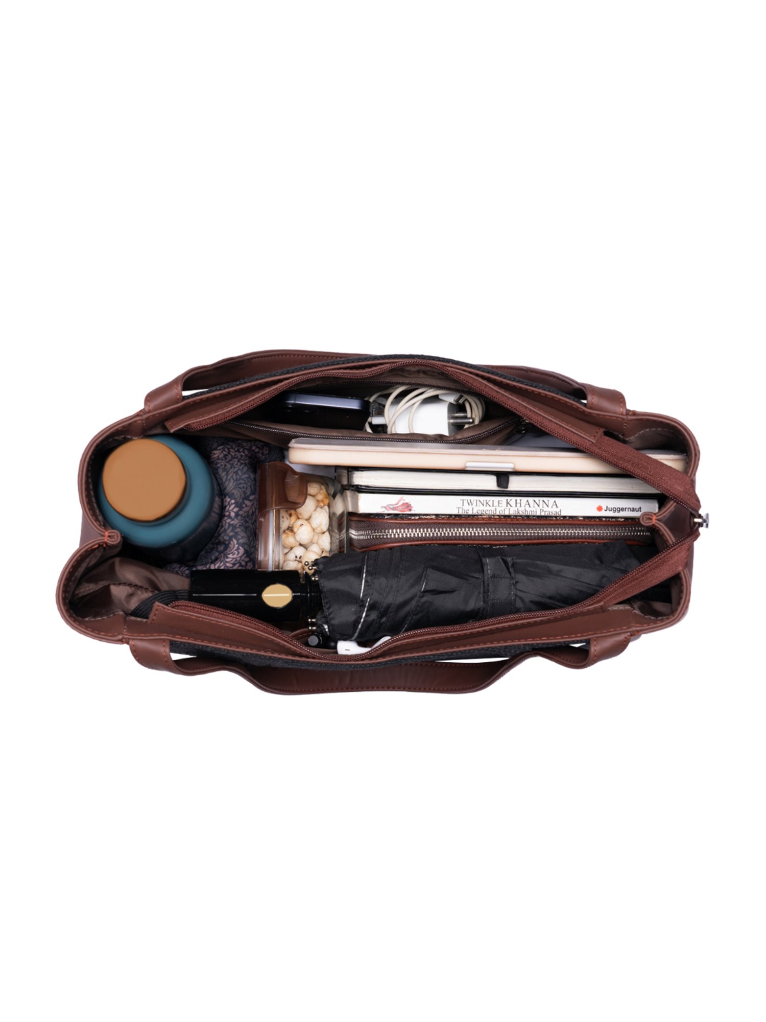 ZOUK Bombay Houndstooth Multicolor Printed Luna Shoulder Bag