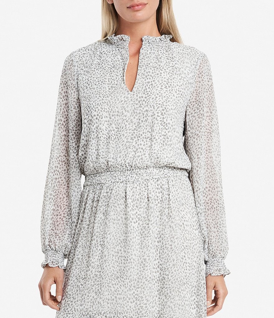 Dress the Population Sandra Crepe Plunge V-Neck Sleeveless Side Slit Gown