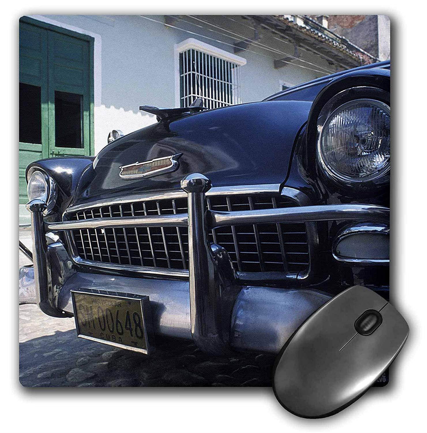 3dRose LLC 8 x 8 x 0.25 Inches Mouse Pad, Old Car Havana Cuba (mp_37743_1)