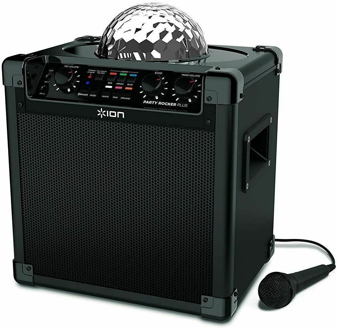 ION Portable Party Rocker Plus Wireless  Speaker System & Karaoke Machine