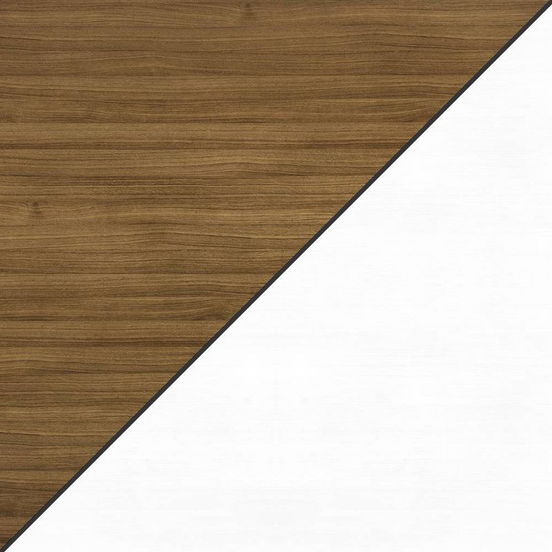 70" Greenwich TV Stand Walnut/White - Chique