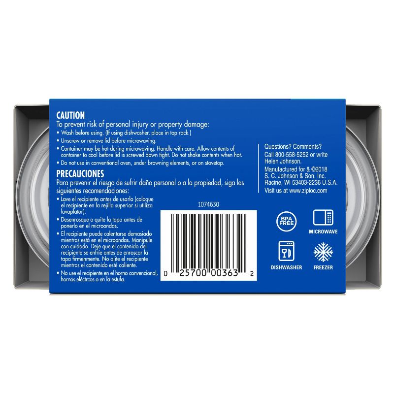 Ziploc Twist 'N Loc Container - 4oz