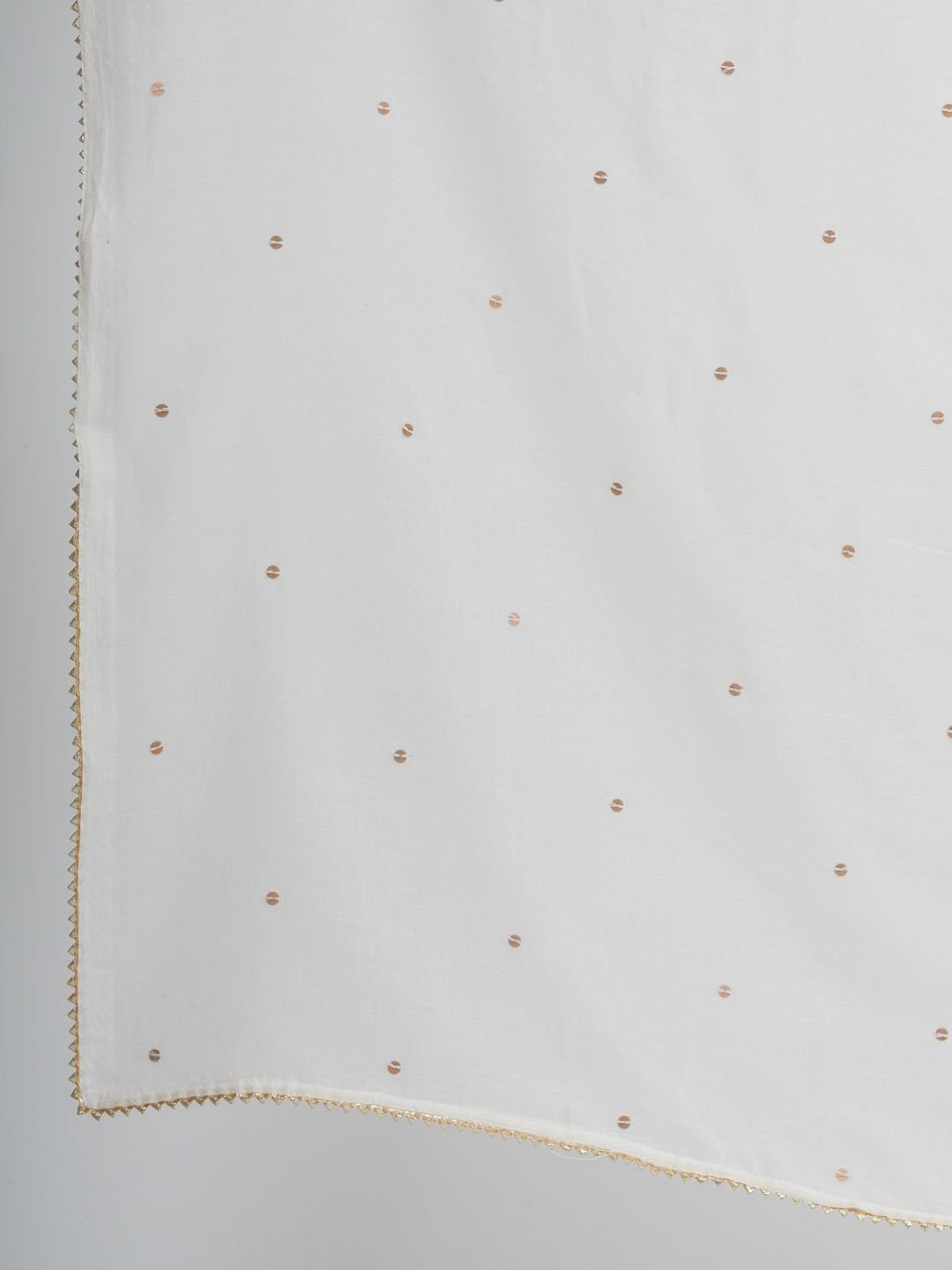 Suta White Cotton Embellished Saree Without Blouse