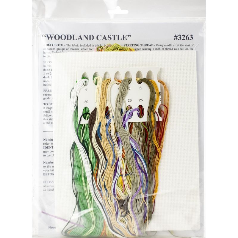 Design Works Counted Cross Stitch Kit 14"X18"-Castle In The Clearing (14 Count)