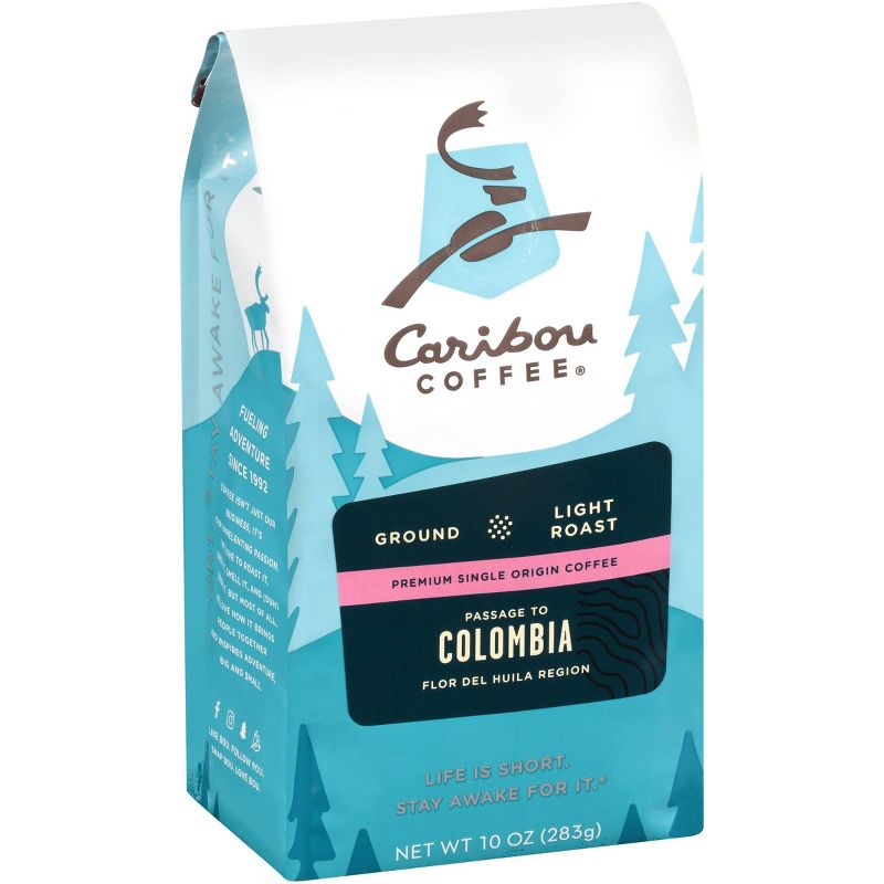 Caribou Coffee Colombia Light Roast Ground Coffee - 10oz