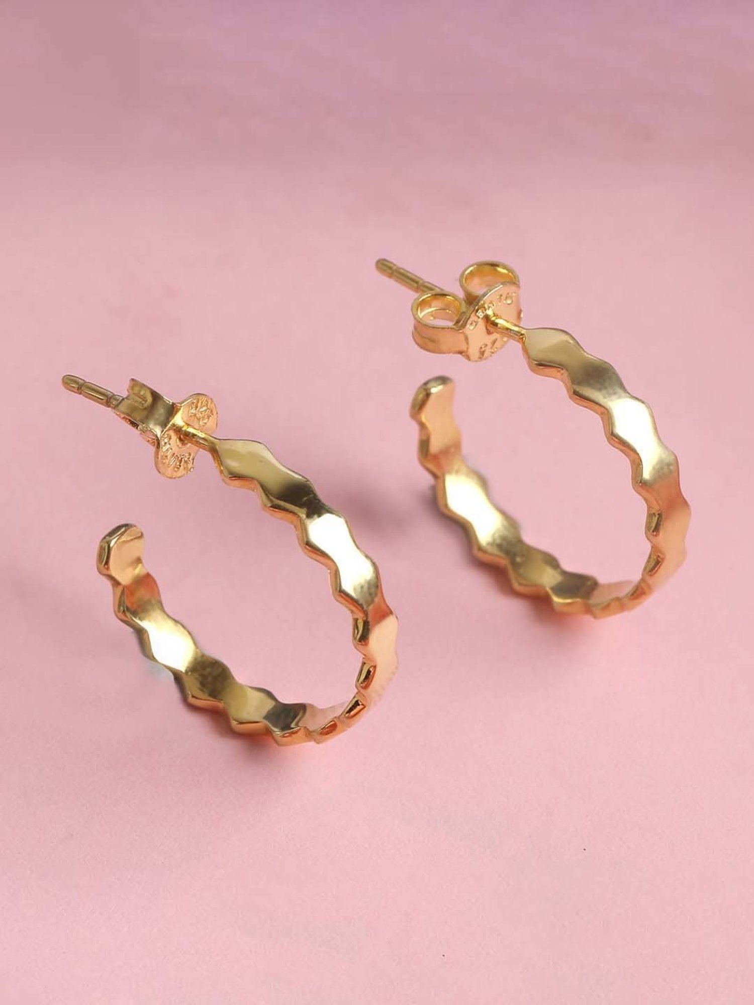 Clara 92.5 Sterling Silver Lily Earrings for Women