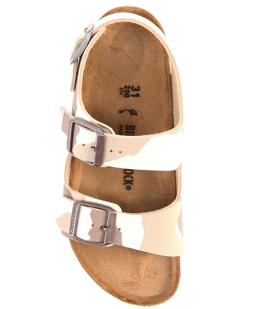 Birkenstock Kids' Milano Birko Flor&reg; Backstrap Camo Sandals (Youth)